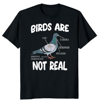 Μπλουζάκι Unisex Birds Are Not Real Bird Spies