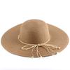 Simple style spring and summer women's dome big straw hat pastoral style leisure outdoor visor travel hat sun hat