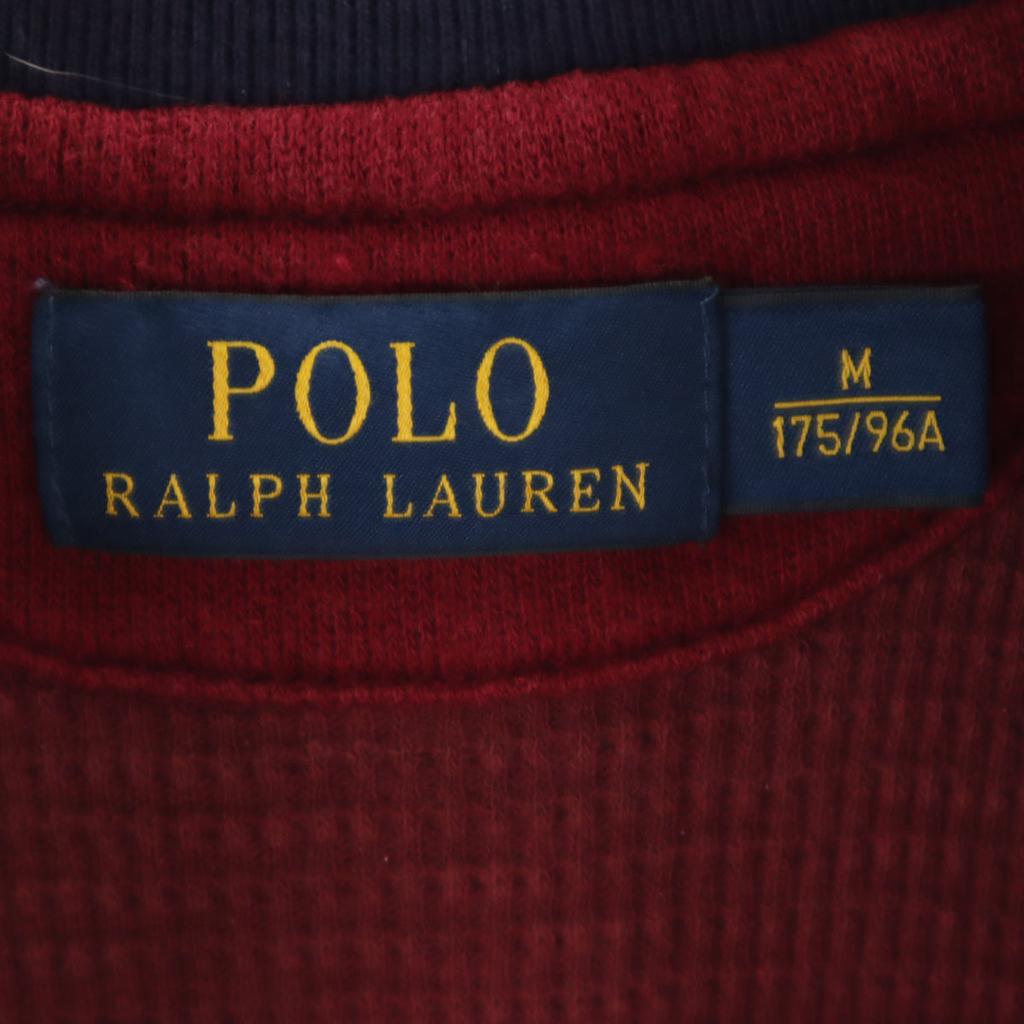 POLO RALPH LAUREN sweat Stajan M Bordeaux Men's Used