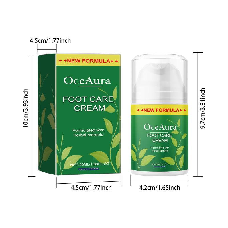 Oceaura Fußpflege Salbe Feuchtigkeitsspendend für Fersen Anti-Trockenheit Rissreparatur Nägel & Haut Fußpflegecreme