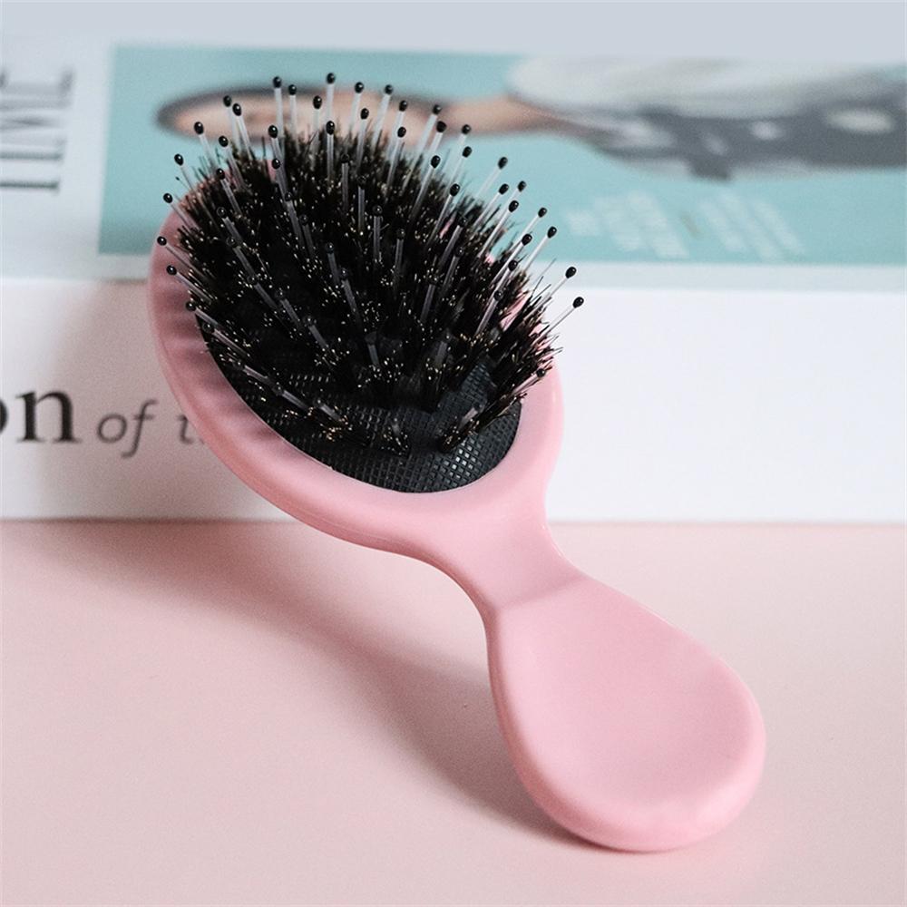 1PC Oval Boar Bristle & Nylon Hair Comb Scalp Massage Hairbrush Styling Tool for Salon Hair Care
