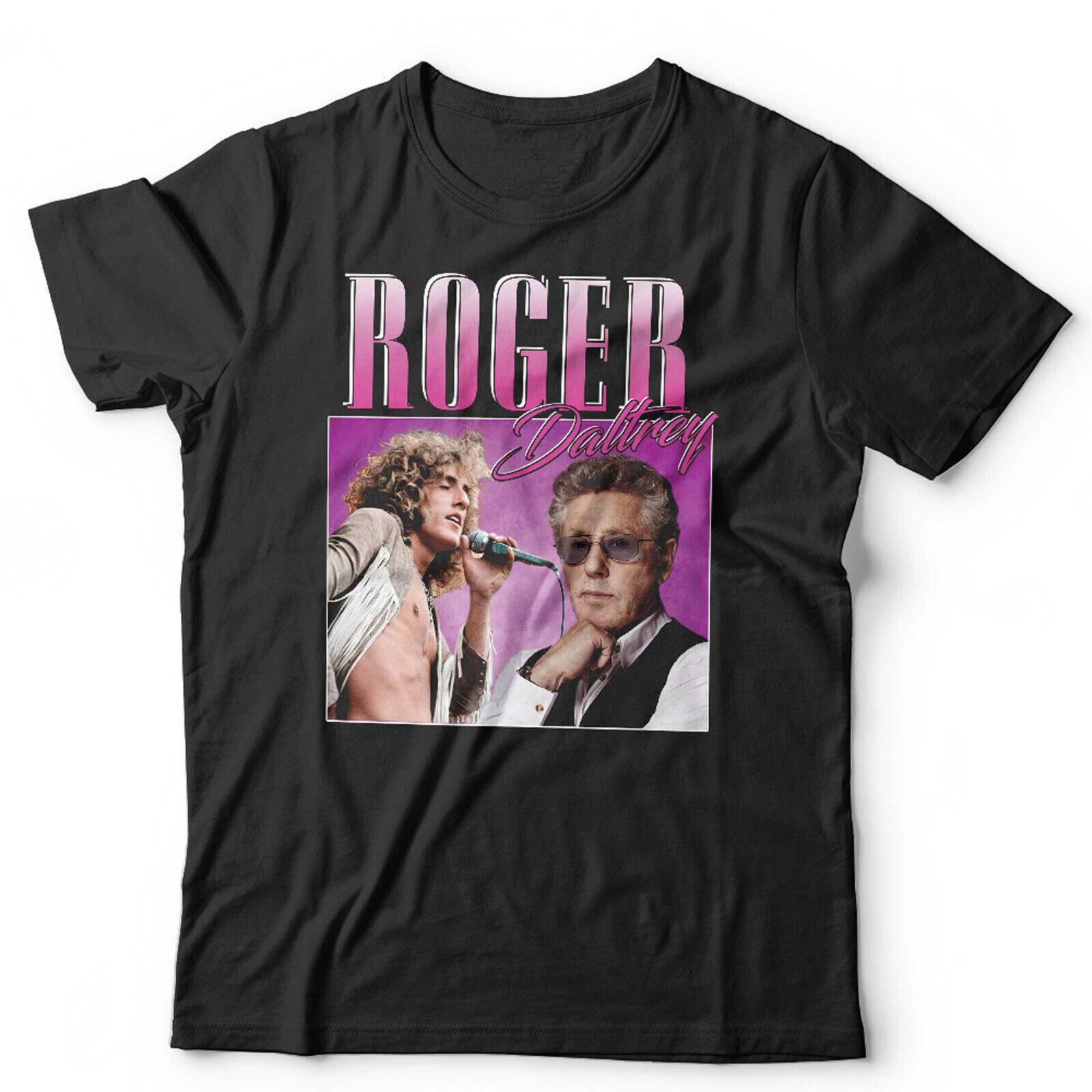 Roger Daltrey T-Shirt | The Who Rock Legend Fan Gift | Funny Throwback Stag Hen M