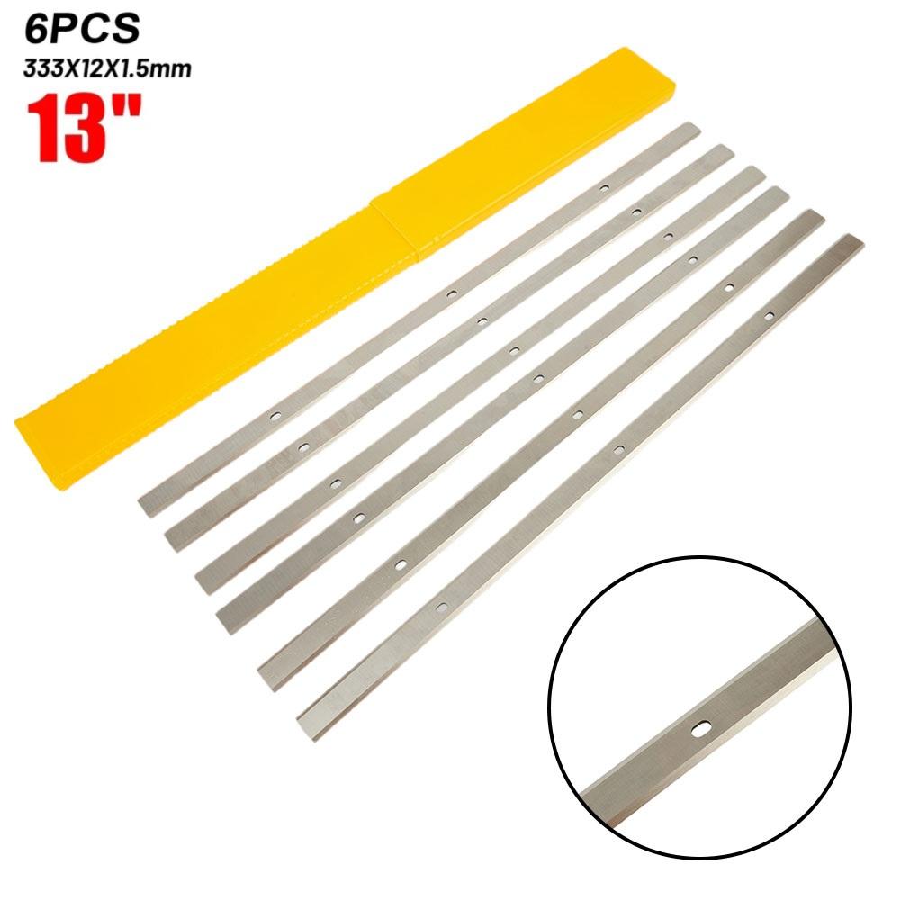 Woodworking Planer Blades 13 Inch 13\\\\\\\"-1/2\\\\\\\" Parts 13\\\"-1/2\\\" Cutting HSS High Speed Steel Kit Portable Set Tool