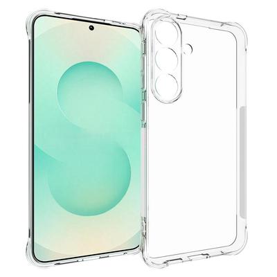 For Samsung Galaxy S25 FE TPU Case WANLONFENG WL2 Series 2.0mm Phone Cover with 2Pcs Tempered Glass Films