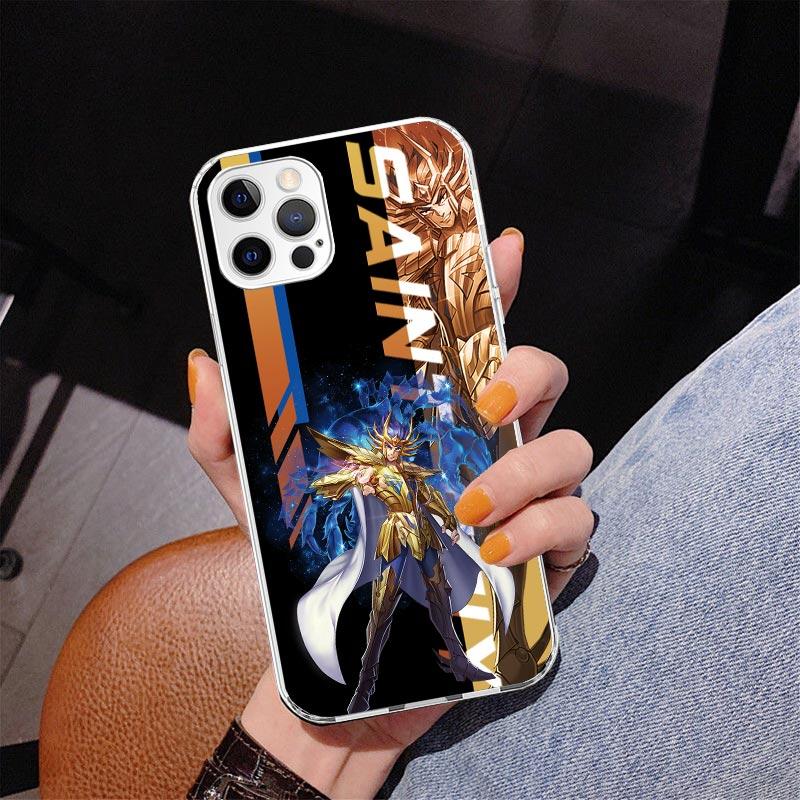 Anime Saint-Seiya Phone Case For iPhone 17 Air 16 Pro Max 16E 15 + 14 Plus 11 12 13 Mini 7 8 SE Gift Print Cover Fundas 16 Pro M