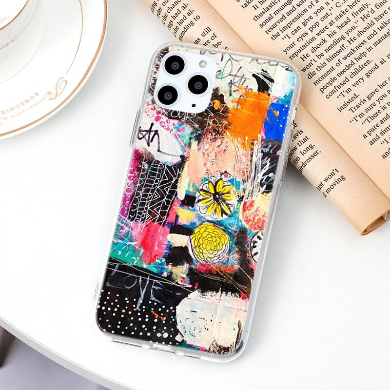 Für Samsung Galaxy A31 A21s A32 A51 A72 A71 A02s A10 A12 A70 A50 A52 Note 10 Lite S21 S20 FE S8 S9 S10 Ultra Plus Graffiti Hülle