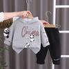 Set casual a maniche lunghe per bambini, comodi outfit da indossare tutti i giorni
