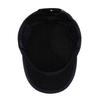 Velvet Thick Rhombus Baseball Cap Middle-Aged Men's Autumn Winter Warm Ear Protection Flat Cap Outdoor Cap