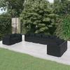 Day and Night - Day and Night Garden Furniture Set 8 Pieces and Black Synthetic Rattan Cushions