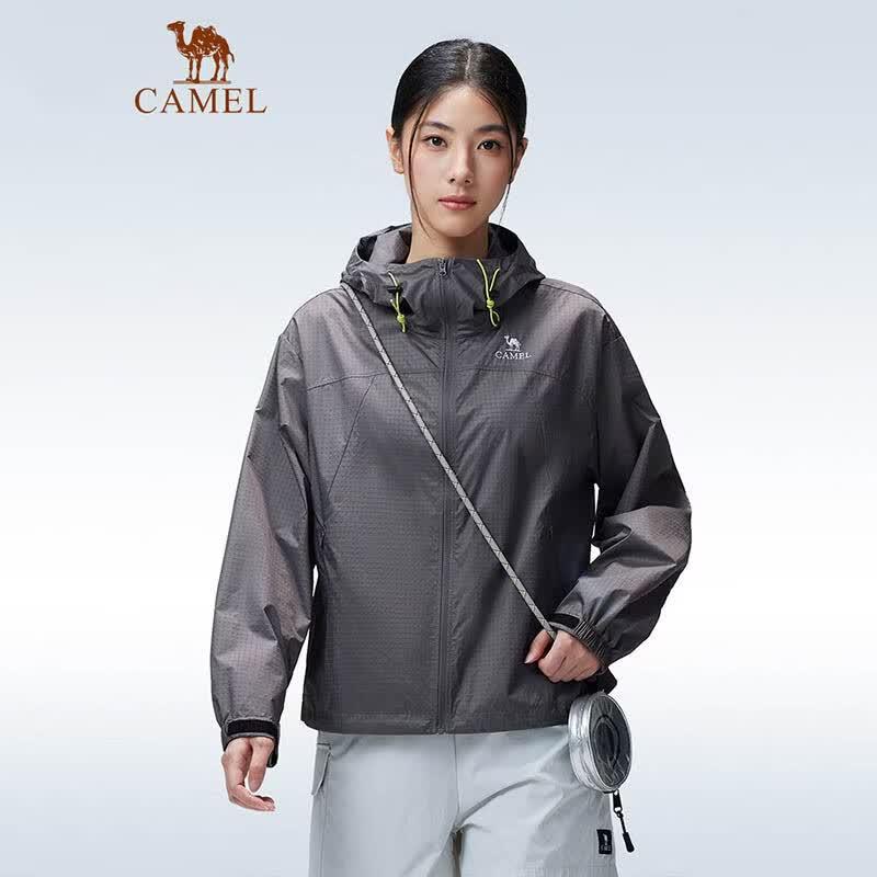 

CAMEL Women s Woven Short Water-Repellent Outdoor Sun Protection Jacket S