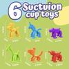 Sticky Music Suction Cup Building Blocks - Soft Silicone Educational Toys for Bath & DIY Play