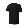 Fila Fitness Fashion Casual Solid Color Short Sleeve T-Shirt Men Tops Deep-Black A11M521127ABK