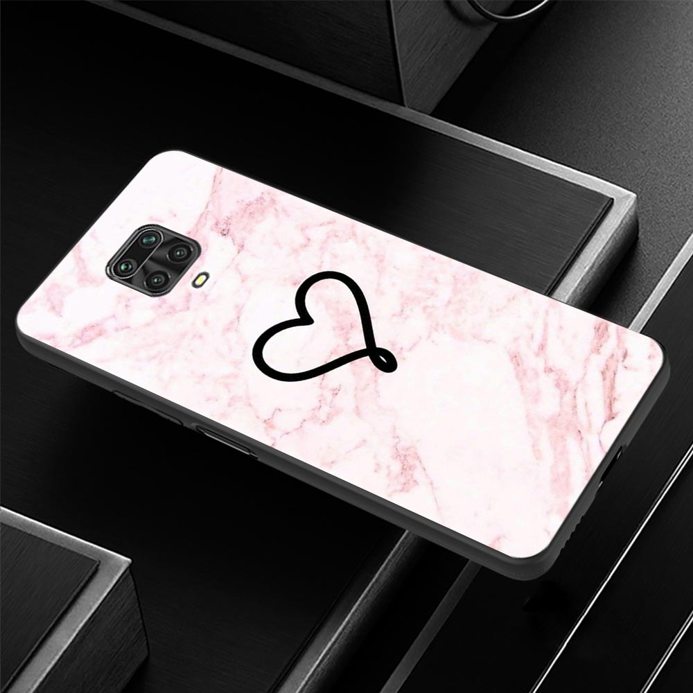 Husa de telefon cu flori de marmura roz pentru Xiaomi Redmi Note 11 9 8 10 Pro 9s 8t 7 10pro Max Husa pentru Redmi 11 9 9c 9a 8 8a 7 7a Shell