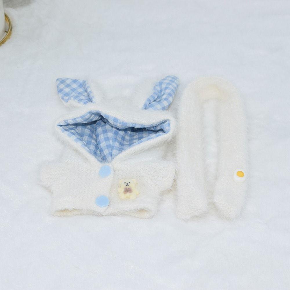 Soft Cotton 10cm Cotton Doll Clothes Cartoon Design Plush Doll Clothes Children's Gift