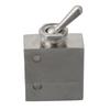 Pneumatic Button Valve 2 Position 3 Way Model TAC2-31V for Toggle Lever Actuated Control In Industrial Air Pressure Systems