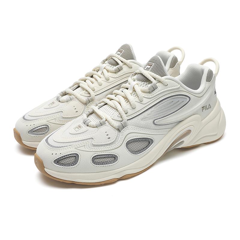 Fila Blur 2025 Fashion Versatile Comfortable Simple Sports Breathable Lightweight Low-Top Casual Shoes Men Sneaker White Silver F12M532120FGT