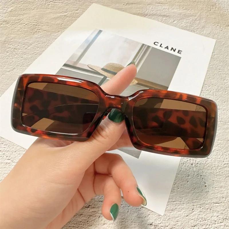 New Small Rectangular Women's Sunglasses Women Vintage Brand Sun Glasses Fashion Outdoor Street Po Glasses UV400 Eyewear