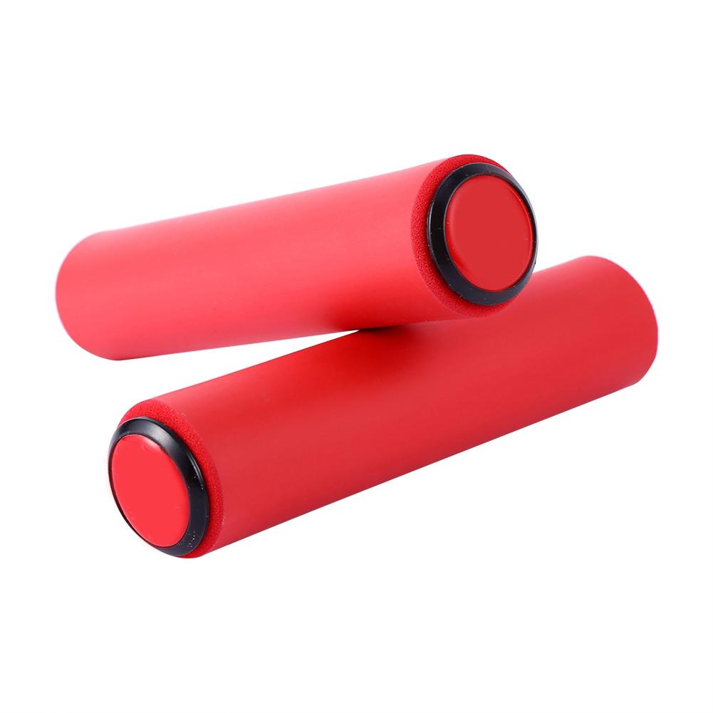 2pcs Blue Comfortable Bike Handle Cov  Grip Fits For 18mm Diamet  Hanldebar(blue)