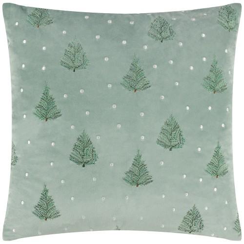 Furn Evergreen Classic Tree Embroidered Cushion Cover