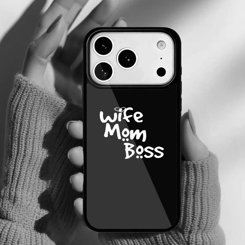 WOMENS GIRL BOSS BOSSY Phone Case for iPhone 17 Air 16e 15 14 13 Pro Max Back Cover for 12 11 Pro Coque