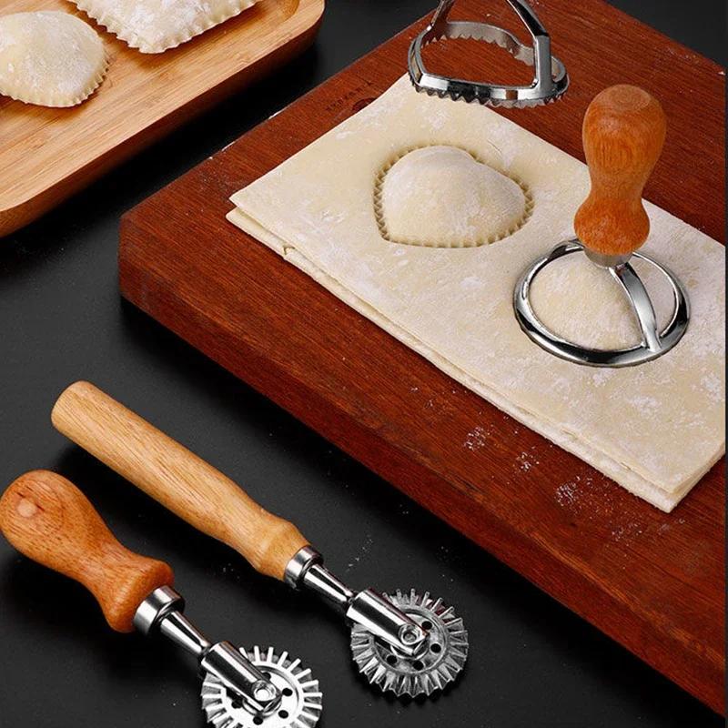 Ravioli Cutter Pastry Press Mold Dumpling Lace Embossing Device Ravioli Maker Mold Cookie Fondant Stamp Mould Baking Tools