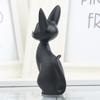 Diy Cute Cartoon Black Cats Japanese Anime Figurine Resin Kawaii Cat Desktop Decor Fairy Garden Miniatures Garden Home Decor