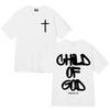Sommer Bibel Christliche Lehre Jesus Mode Druck Herren 100% Baumwolle T-Shirt Urban Retro Trendiges Herren Kurzarmhemd
