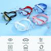 Swimming Goggles for Kids Big Frame Swimming Goggles with Earplugs HD Wide View Anti-Fog Swimming Goggles Eyewear No Leaking