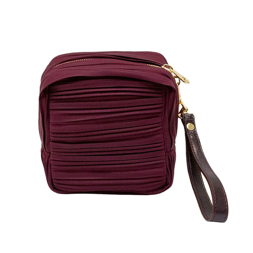 BLUEORB Сумка-куб, Кошелек, Сумка, Клатч, Складчатая сумка, Женская, Корейская мода (Винно-красный)
