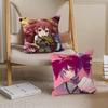 Virtual Singer K-Kasane Teto Cushion Cover Car Throw Pillow Case For Sofa Car Christmas Gift 40x40cm 45x45cm