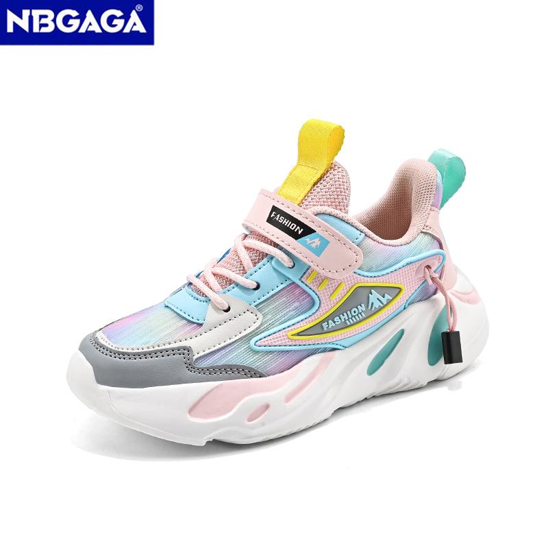 Fashion Children Sport Shoes for Girls Sneakers Non Slip School Walking Sneaker Summer Mesh Breathable For Kids Tennis Casual Non Slip
