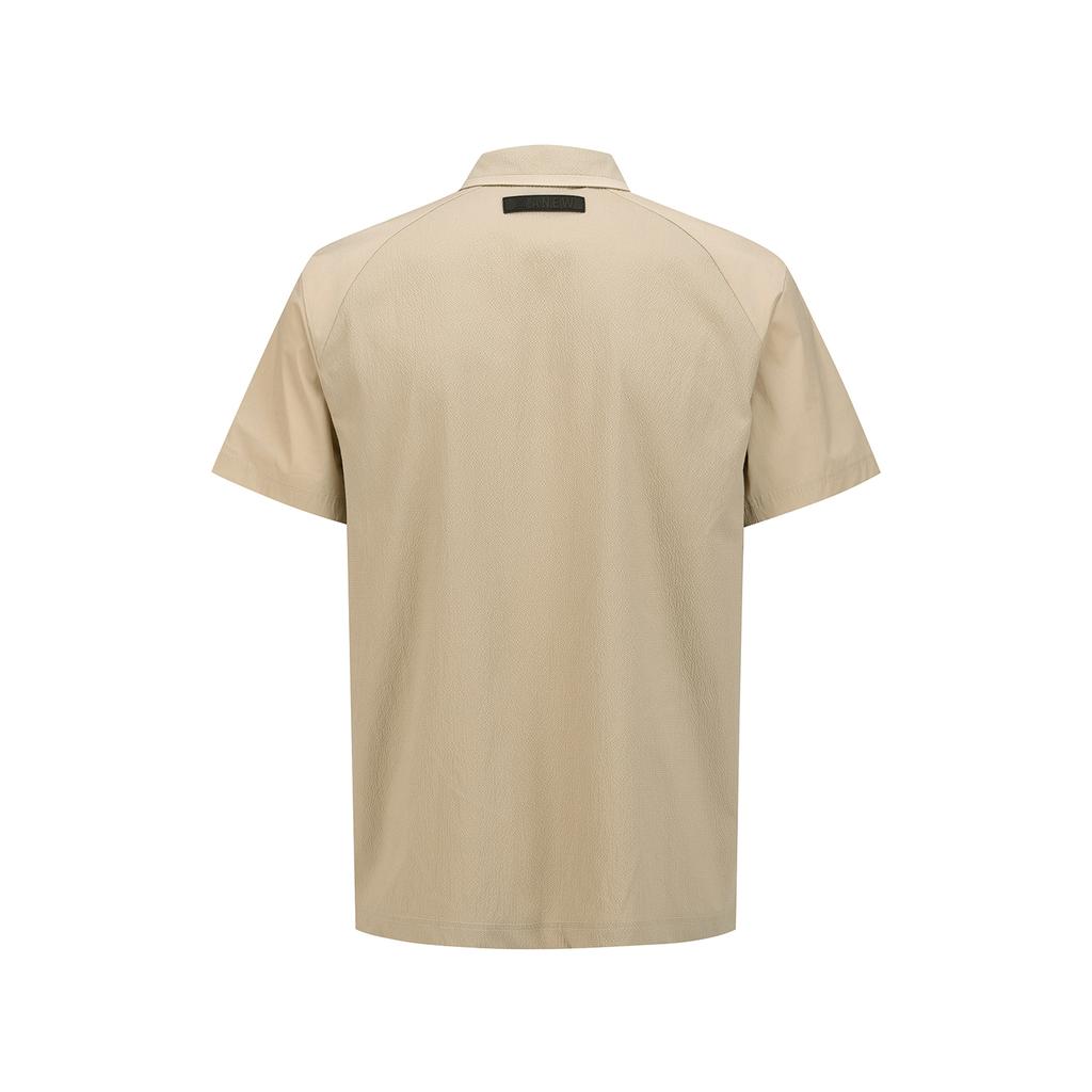 ANEW GOLF Men Back Logo Point T-Shirt_Be