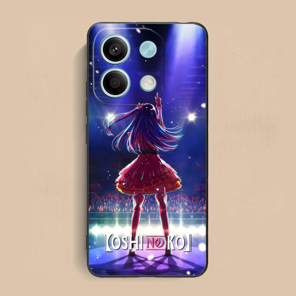 

Anime Oshinoko AI Hoshino Phone Case for Xiaomi Redmi Note 14 13 12 11 S Pro Plus 4G 5G Colorful Printing Cover Pretty Luxury Redmi Note 14 Pro 4G (Global)