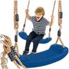 Schaukel FÜR Kinder Gartenbank Brett Leiste Sitz dunkelblau