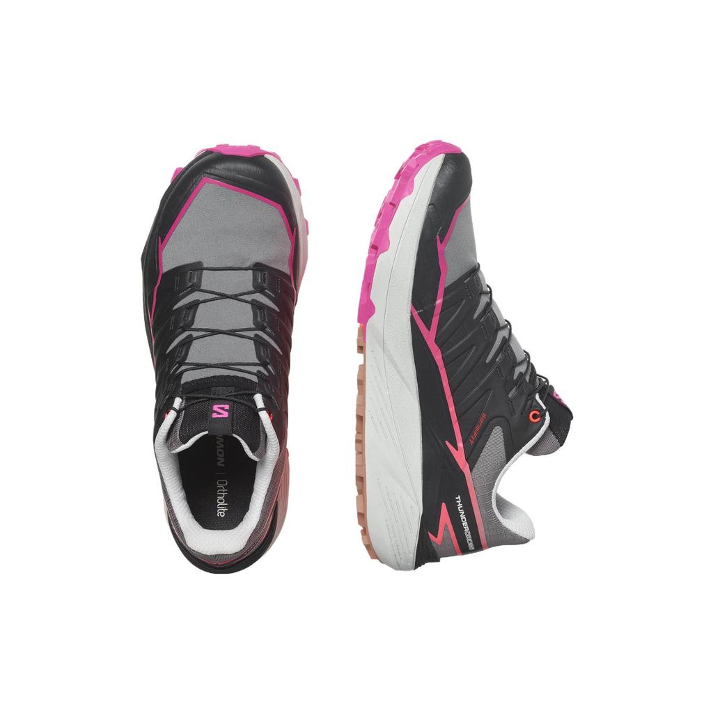 Salomon XA Pro 3D V9 Sports Shock Absorption Low Top Running Shoes Women sneaker Gray Brown 473827