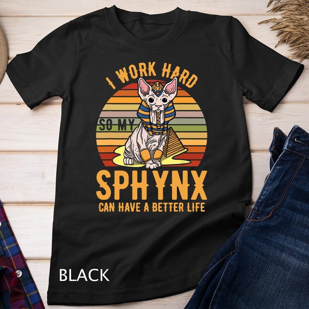 

Sphynx Cat Naked Cat House Cat Owner Unisex T-shirt XL