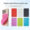 Oboustranná silikonová přísavka Držáky na telefon Fixační přísavka Podložená lepicí Silikonová gumová přísavka pro pevnou podložku