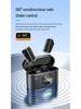 SX101 Wireless Lavalier Microphone with AI Noise Reduction for Live Streaming and Recording