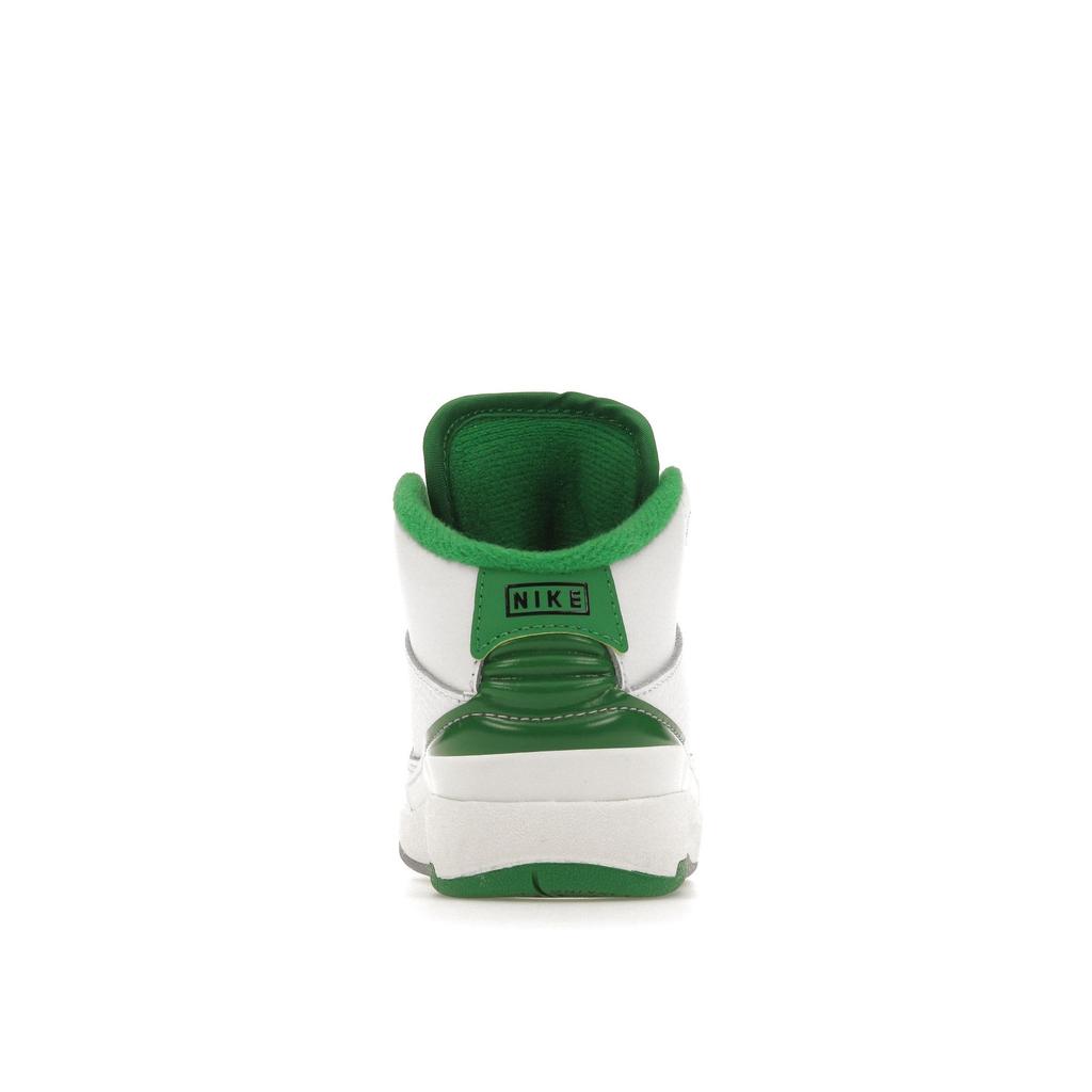Air Jordan 2 Retro TD Lucky Green Baby Sneakers White Sail Light-Steel-Grey DQ8563-103