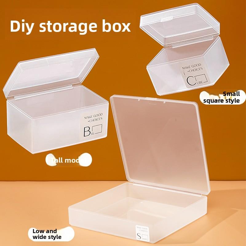 Tischstaubdichte Einschublade mit Deckel für kleine Gegenstände Tragbare Aufbewahrungsbox