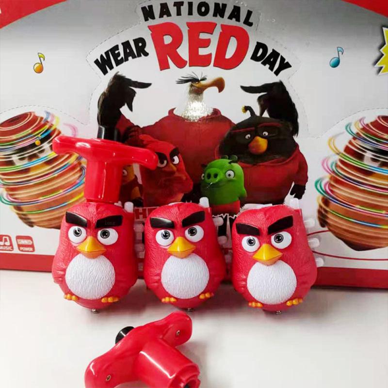 Mehrfarbiges Spinning-Gyro-Spielzeug, Cartoon-elektrische Musik, blinkendes Licht-Gyro für Kinder