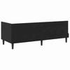 L Shaped Bed Frame with Headboard Black 80 Cm X 200 Cm Velvet