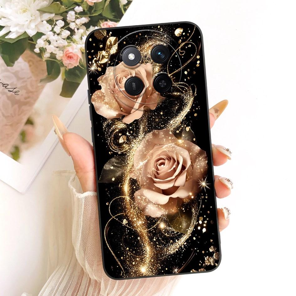 For Honor Magic 7 Lite Case BRP-NX1 Luxury Daisy Painted Soft Silicone Cover For Honor X9c Smart Bumper HonorX9c X 9c Phone Case