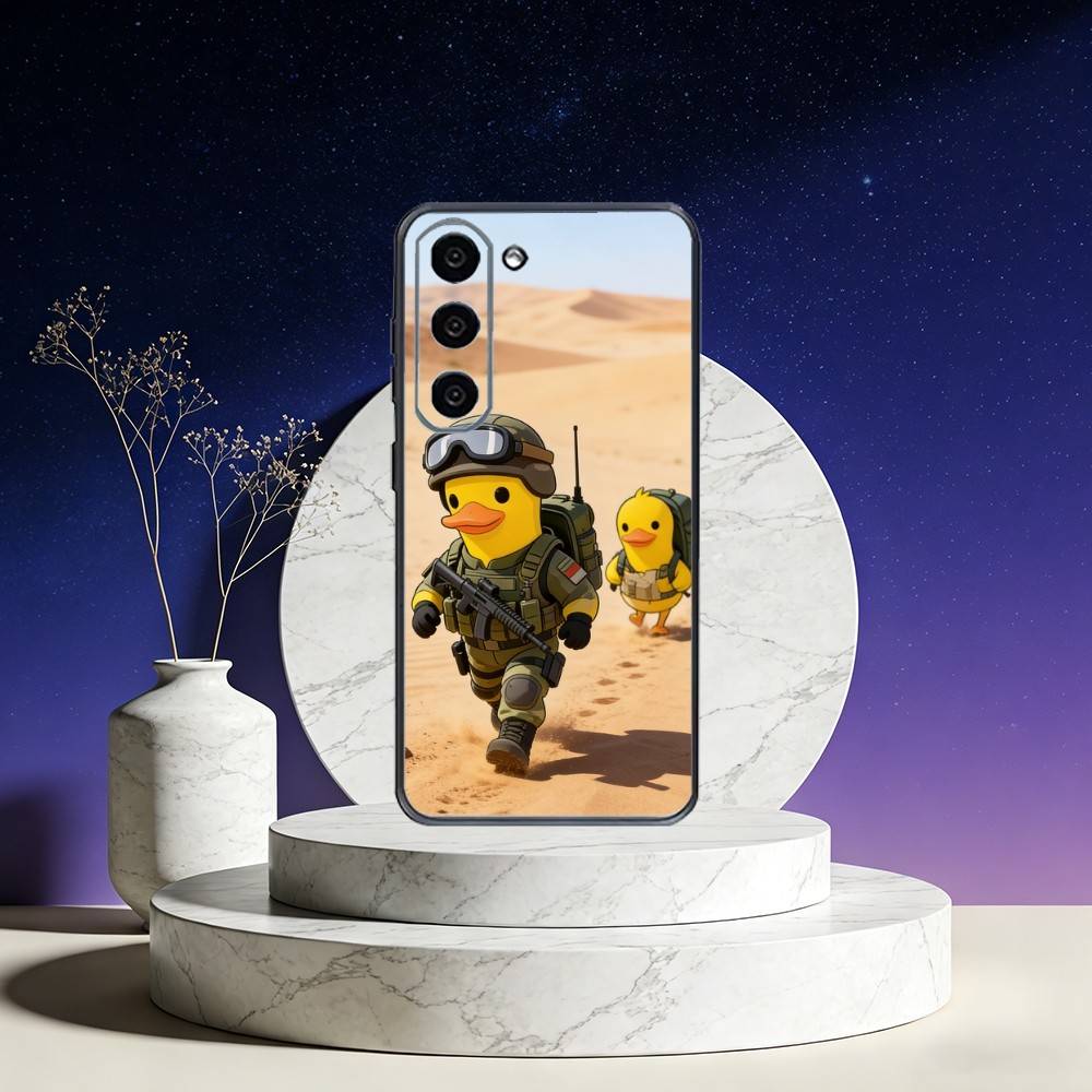 E-Escape From D-Duckov Cute Phone Case For Samsung Galaxy A73,A72,A71,A70,A53,A52,A51,Others Soft Black Cover Samsung a31