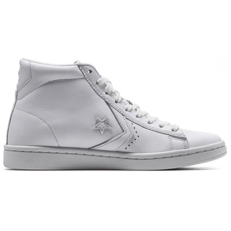 Converse Cons Slip Resistant Abrasion Resistant High top Skateboard Shoes Women's White 558016C