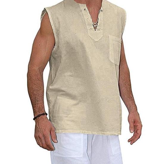 Terrific Summer Top Quick Dry Colorfast All Match Lace Up