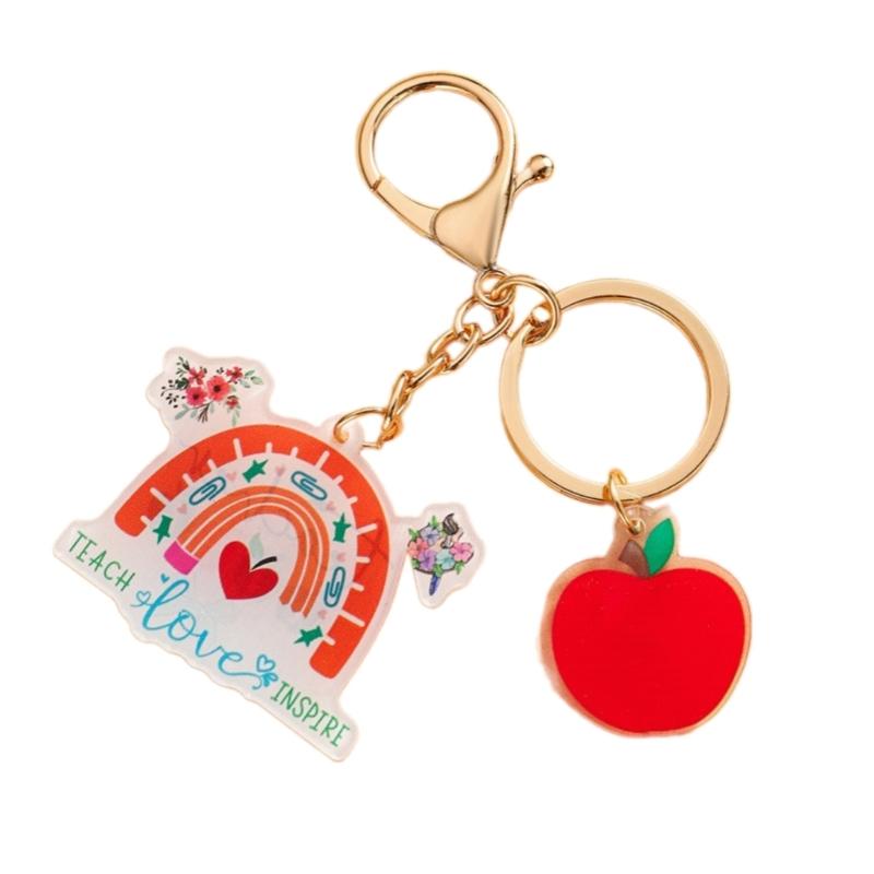 Брелок для учителя Подарки учителю Брелок Подарок учителю Брелок Спасибо Брелок-ключница Ювелирные изделия Подарки