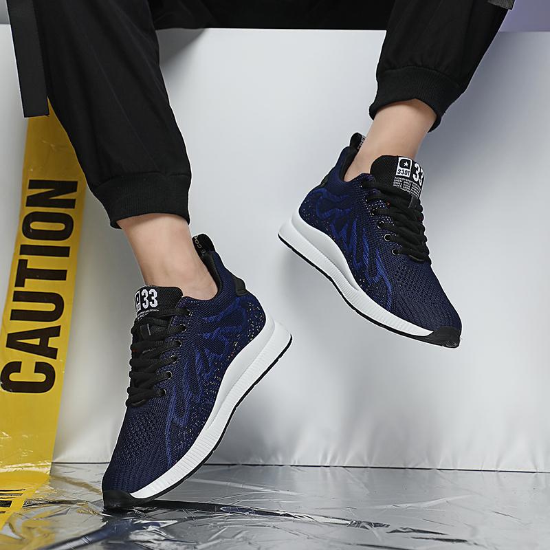 Fashion Man Sneakers Height Lift Insoles 6cm Inserts for Men Elevator Shoes Taller Hidden Heels Breathable Casual Heightening Shoes