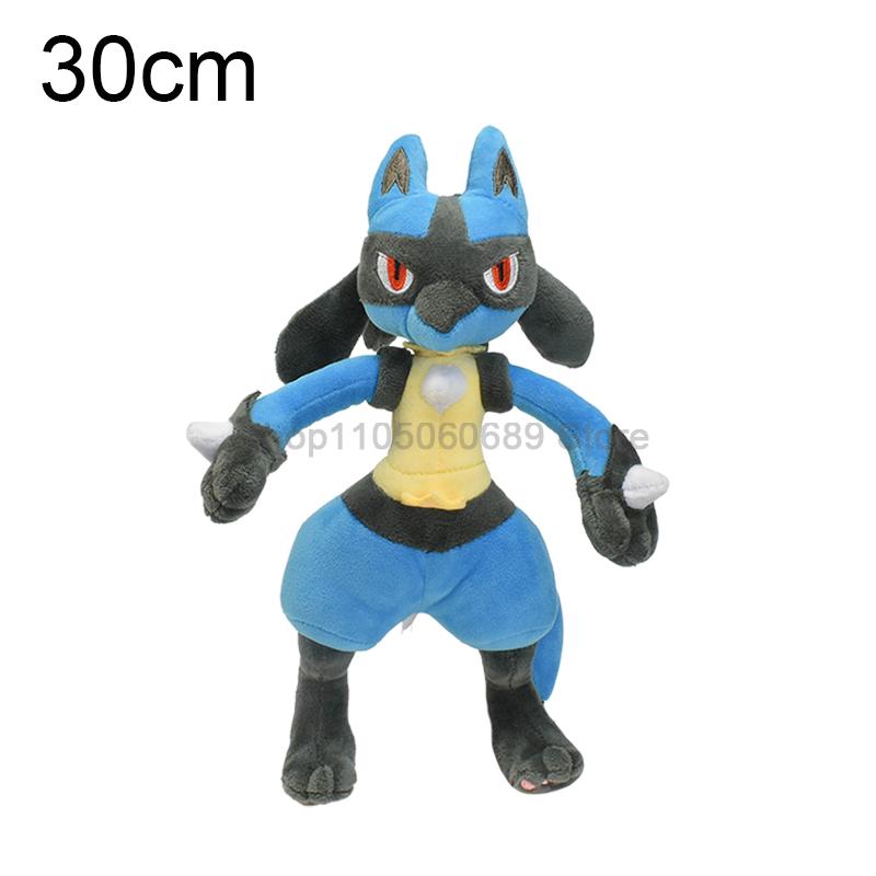 Pokemon Toy Kawaii Mew Cubone Gengar Lucario Zorua Raichu Form Evolution Plush Dolls Cartoon Plushies Best Gift for Kids