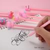 Cute Cartoon Soft Rubber Ballpoint Pen for Students and Kids - Decompression Neutral Tip